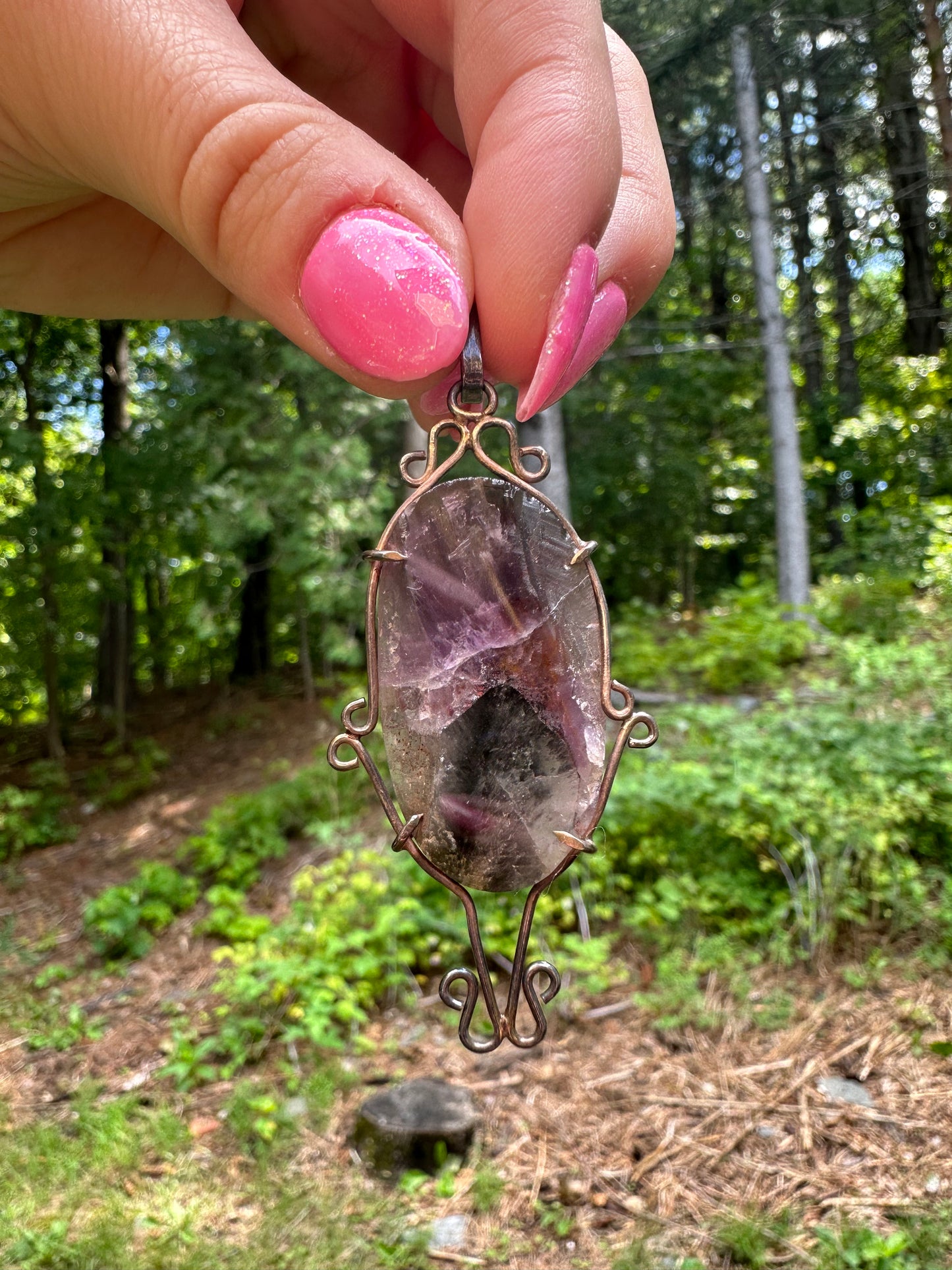 Natural Amethyst pendant