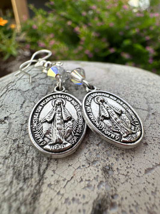 Mother Mary earrings