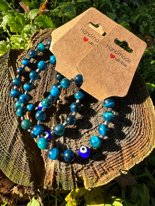 Blue tigers eye
