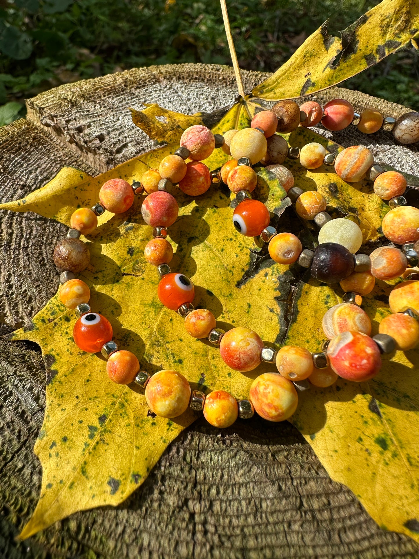 Orange agate