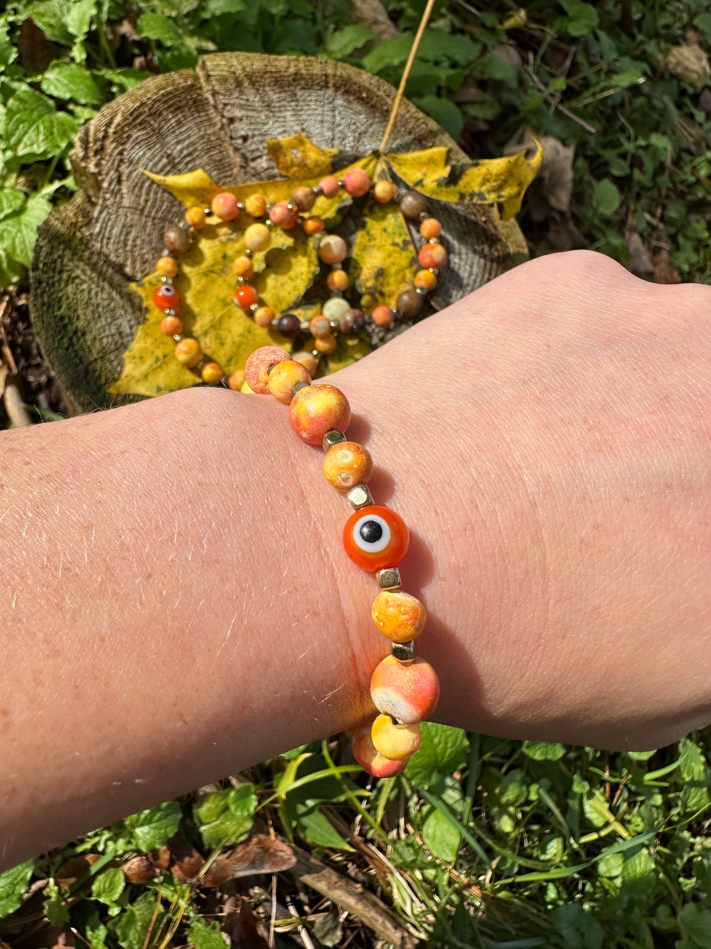 Orange agate